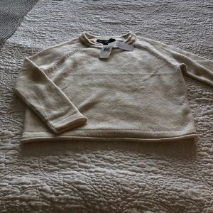 NWT FCUK Cream mohair Blend Sweater